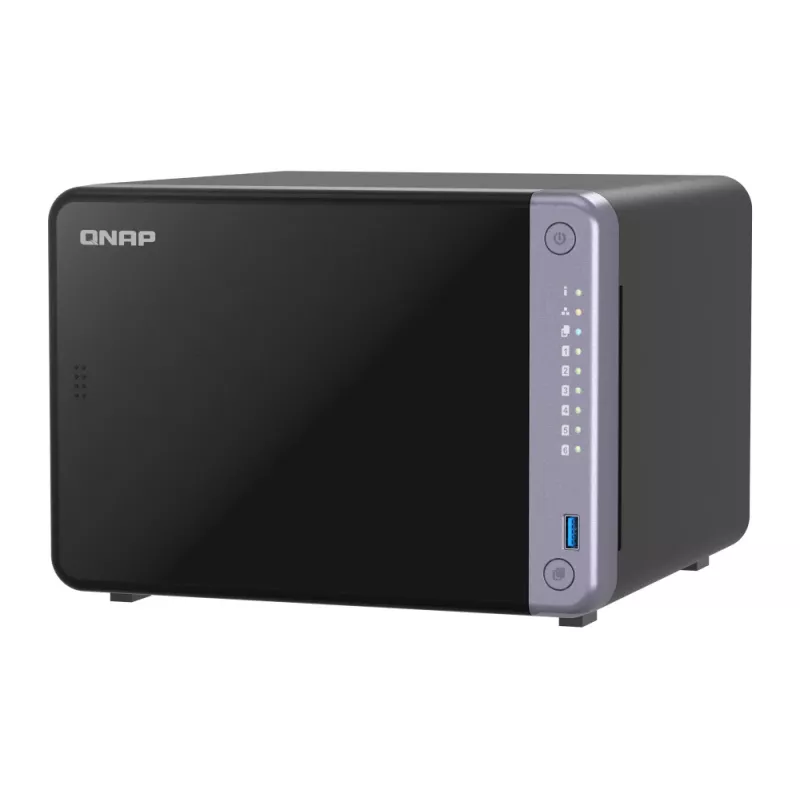 QNAP TS-632X-4G NAS-tallennuspalvelin Tower Alpine AL-524 4 GB DDR4 QNAP QTS musta