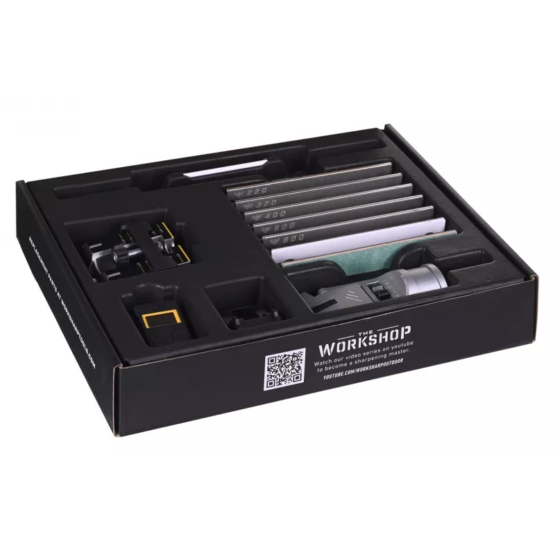 Veitsenteroitin Work Sharp Professional Precision Adjust 09DX068 — vetoteroitin, säädettävä kulma, musta, nylonkotelo