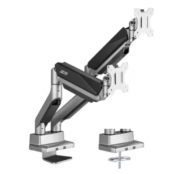 Universal Ergo Office Dual Monitor työpöytäteline, kaasujousi 17-35 15kg, VESA 75x75 / 100x100, ER-446