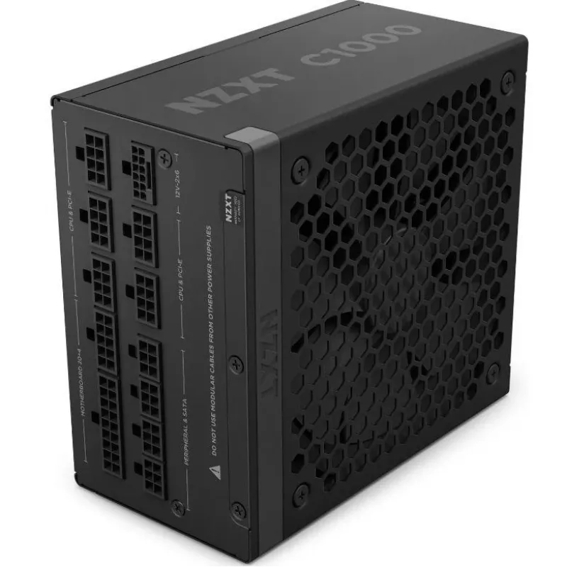 Virtalähde | NZXT | PA-0G2BB-EU | 1000 wattia | Hyötysuhde 80 PLUS GOLD | MTBF 100000 tuntia | PA-0G2BB-EU