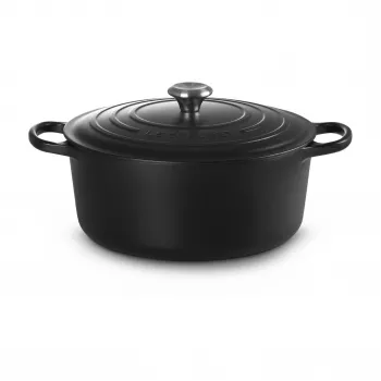 Le Creuset Signature pyöreä Dutch Oven 8,1 l musta 30 cm