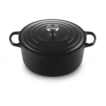 Le Creuset Signature pyöreä Dutch Oven 8,1 l musta 30 cm