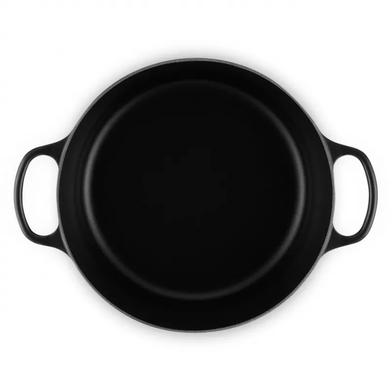 Le Creuset Signature pyöreä Dutch Oven 8,1 l musta 30 cm