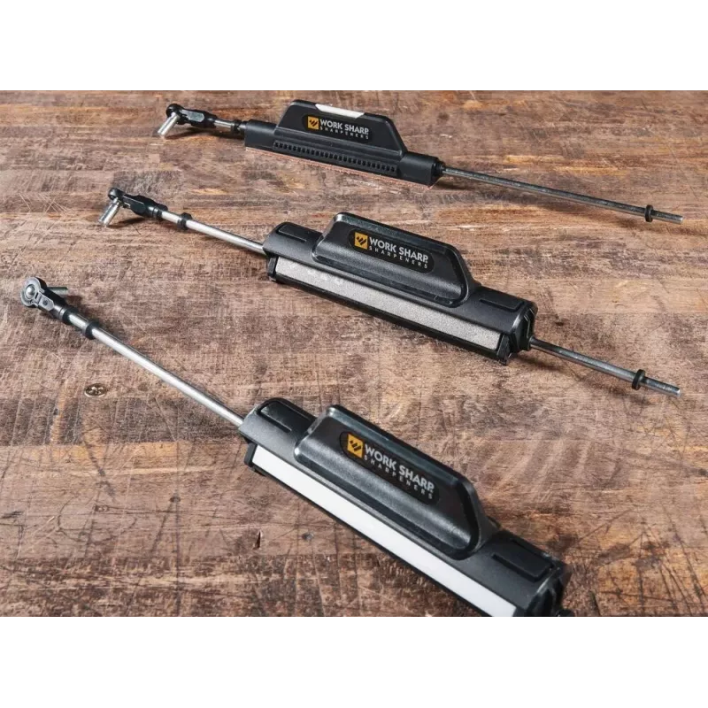 Vetoveitsenteroitin Work Sharp Precision Adjust Elite 09DX066 — säädettävä kulma, timanttikivet, nahkaviimeistely, nylonkotelo