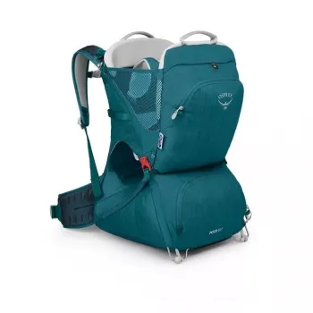 Lastenreppu Osprey Poco SLT Tourist Carrier sininen — kevyt, säädettävä taaperon selkäreppu