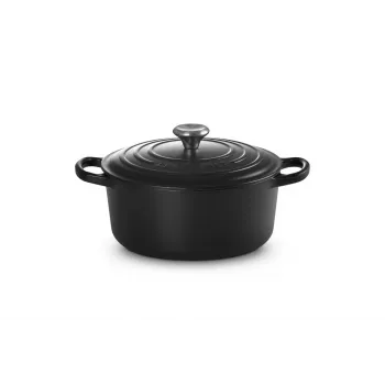 Le Creuset Signature 3,3 L pyöreä musta