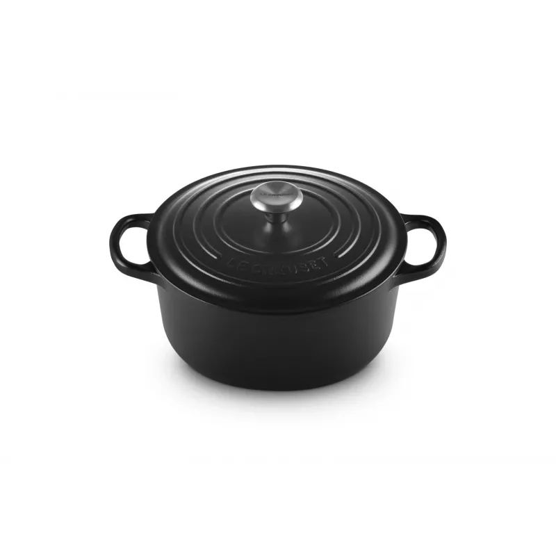 Le Creuset Signature 3,3 L pyöreä musta