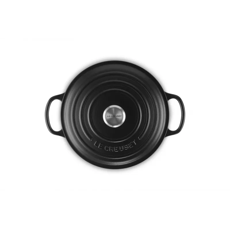 Le Creuset Signature 3,3 L pyöreä musta