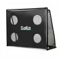 Vapaasti seisova jalkapallomaali Salta 5125 lapsille musta 220x80x170 cm