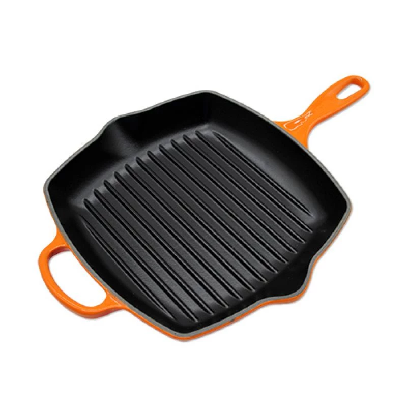 Le Creuset Signature neliömäinen grillipannu 26 cm uuninpunainen (20183260900422)