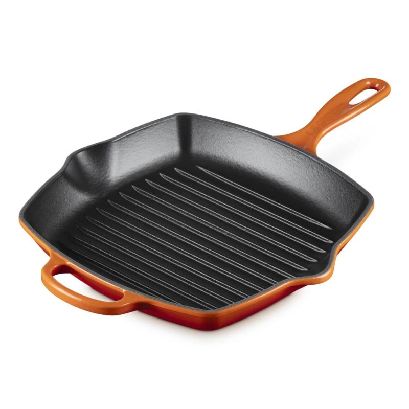 Le Creuset Signature neliömäinen grillipannu 26 cm uuninpunainen (20183260900422)