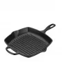 Le Creuset Signature neliömäinen grillipannu 26 cm satiinimusta (20183260000422)