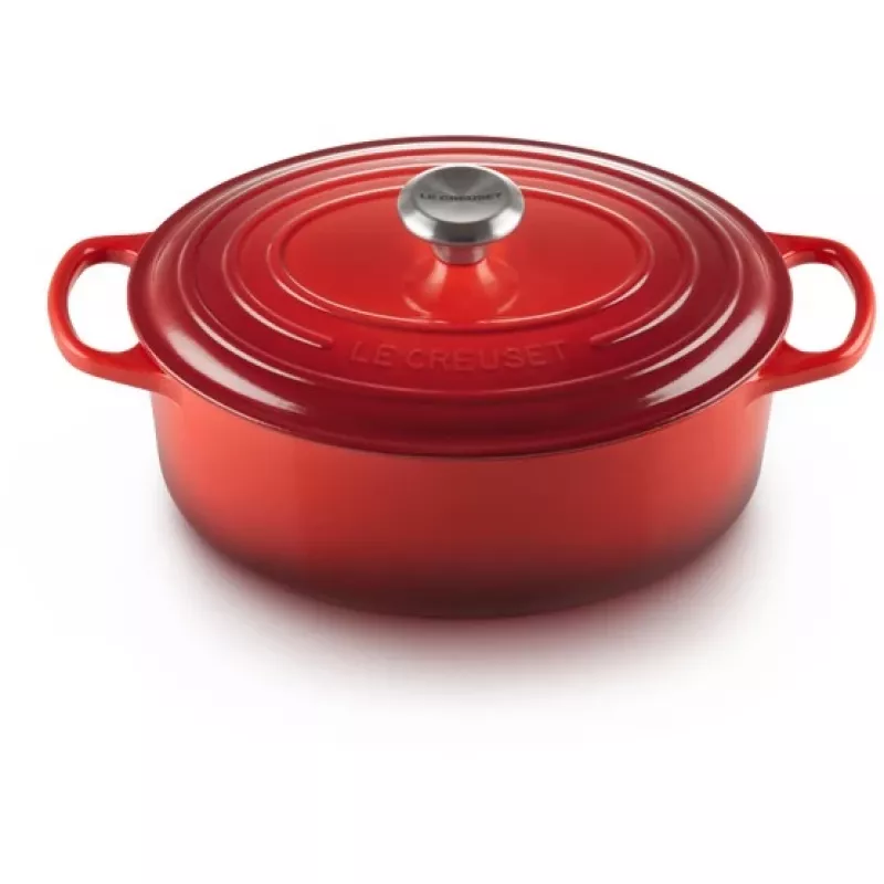 Le Creuset Signature Roaster soikea 29 cm kirsikanpunainen
