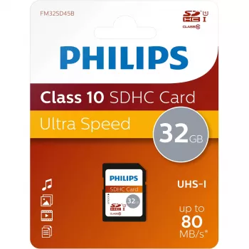 Philips 32 GB UHS-I FM32SD45B/10 flash-muisti
