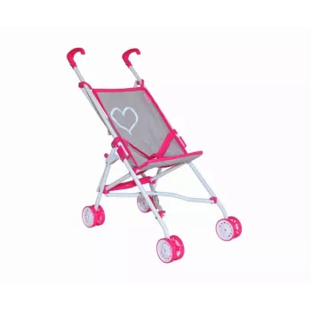 Milly Mally Julia Prestige Pink nukenvaunut — kevyet kompaktit nukenvaunut, malli 2722