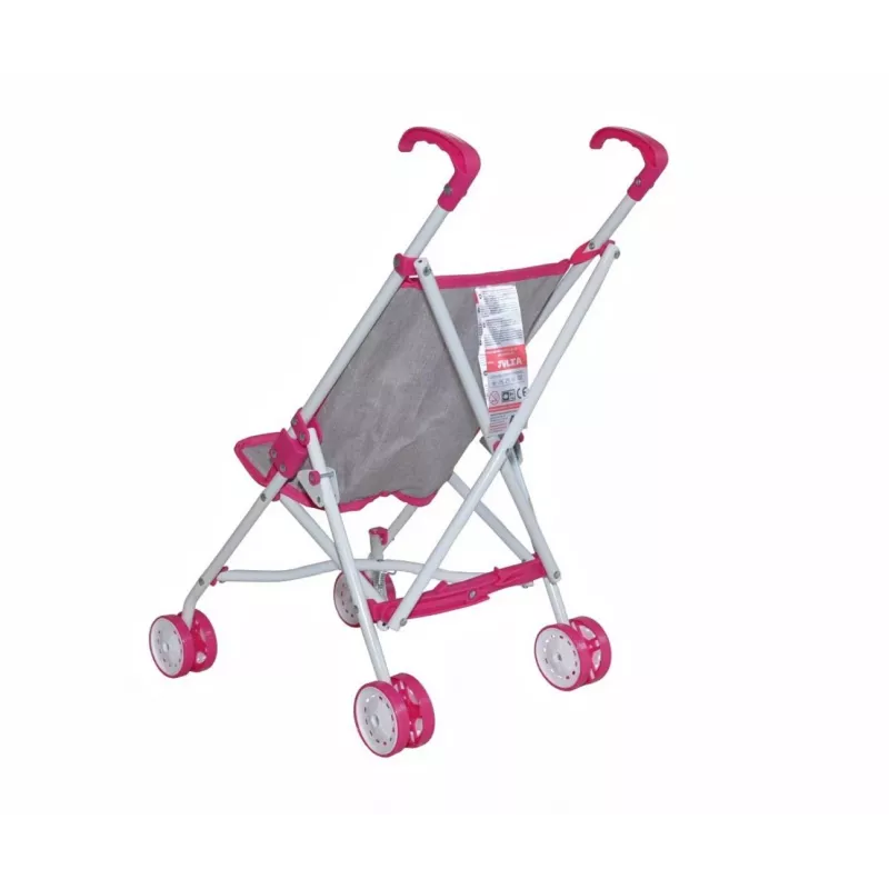 Milly Mally Julia Prestige Pink nukenvaunut — kevyet kompaktit nukenvaunut, malli 2722