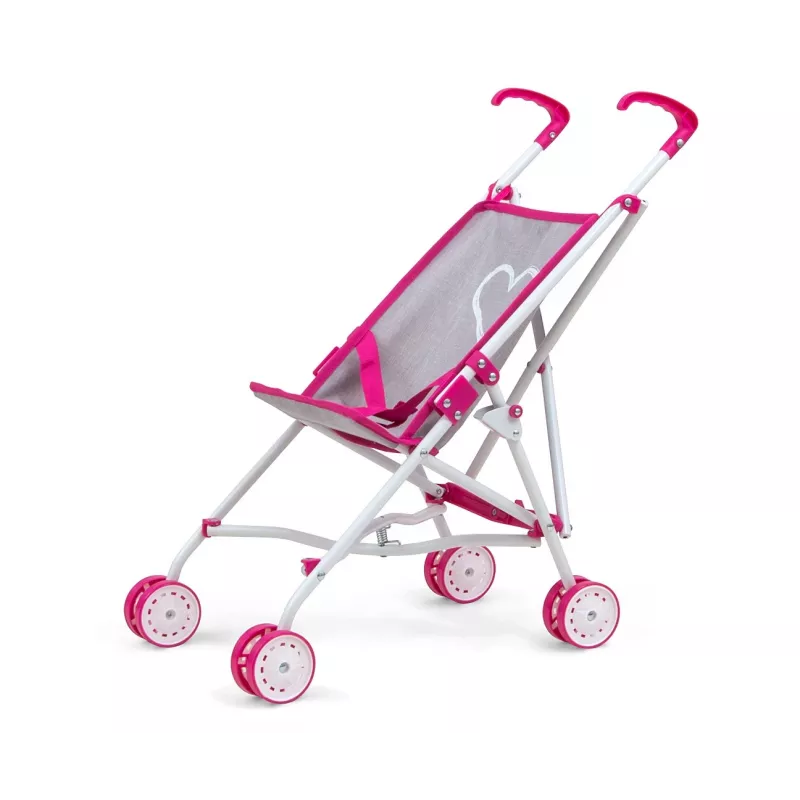 Milly Mally Julia Prestige Pink nukenvaunut — kevyet kompaktit nukenvaunut, malli 2722