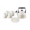 Le Creuset Traditional liedellä käytettävä vedenkeitin, 2,1 l, Meringue (40102027160000)