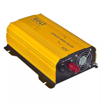 Volt Polska Sinus Plus 4000 12/230 V puhdas siniaalto invertteri, 2000 W jatkuva teho / 4000 W huipputeho