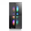 Thermaltake Versa T26 TG ARGB Midi Tower -tietokonekotelo musta