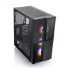 Thermaltake Versa T26 TG ARGB Midi Tower -tietokonekotelo musta