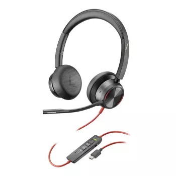 Poly Blackwire 8225 stereo-headset – on-ear – USB-C, johdollinen (214407-01)