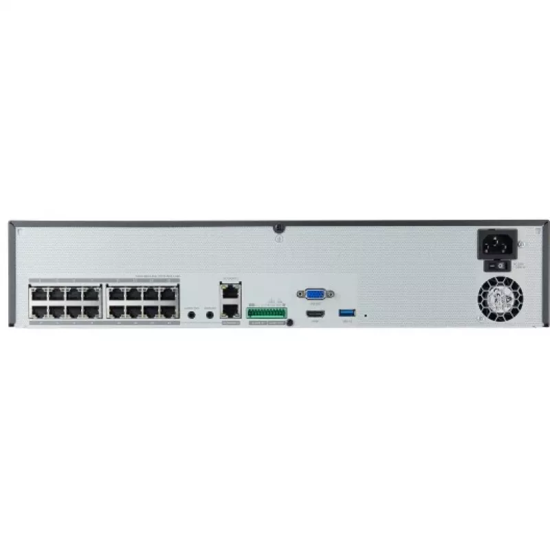 Hanwha XRN-1620SB1 16-kanavainen verkkotallennin 3840x2160