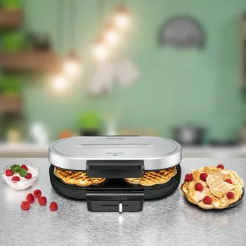Rommelsbacher WA 1250 vohvelirauta 2 vohvelia 1250 W hopea