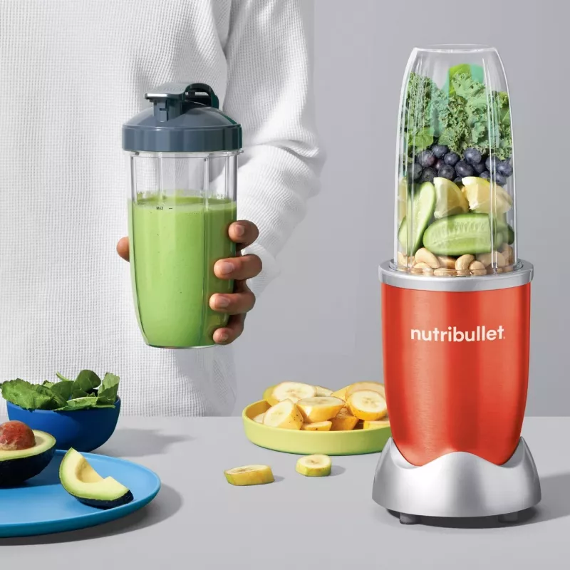 NutriBullet NB907R 0,9 L tehosekoitin 900 W punainen, hopea