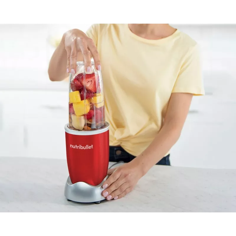 NutriBullet NB907R 0,9 L tehosekoitin 900 W punainen, hopea