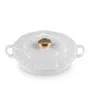 Le Creuset Gourmet Professional -kattila kukka 26 cm valkoinen