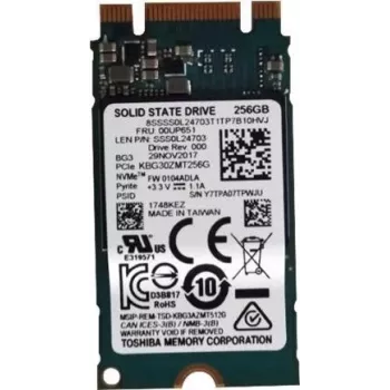 Lenovo Toshiba - SSD - 256 GB - sisäinen - M.2 2242 - PCIe 3.0 x2 (NVMe)