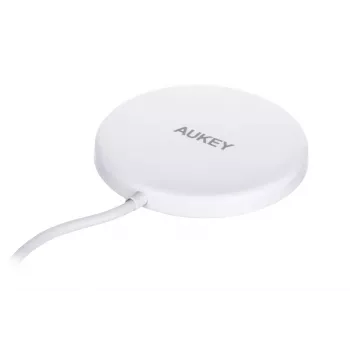 AUEKY Aircore Magnetic LC-A1 langaton magneettilaturi QI USB-C 15W valkoinen