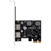 EXSYS 2-porttinen USB 3.2 Gen 1 PCIe -kortti 3A Renesas