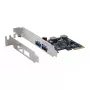 EXSYS 2-porttinen USB 3.2 Gen 1 PCIe -kortti 3A Renesas