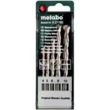 Betoni-kierrepu­rasarja Metabo 627180000 — 5-osainen: 4, 5, 6, 8, 10 mm