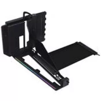 Pystysuuntainen GPU-asennussarja Lian Li VG4-5-V4 PCIe 5.0 -riserkaapelilla, musta