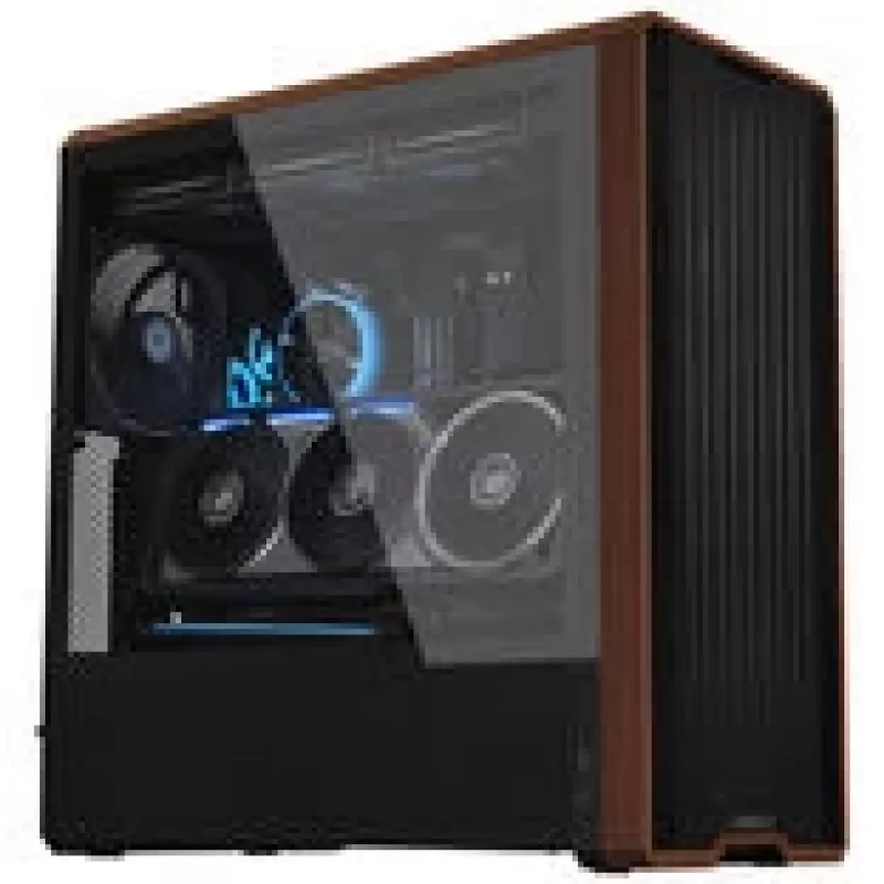 Pystysuuntainen GPU-asennussarja Lian Li VG4-5-V4 PCIe 5.0 -riserkaapelilla, musta