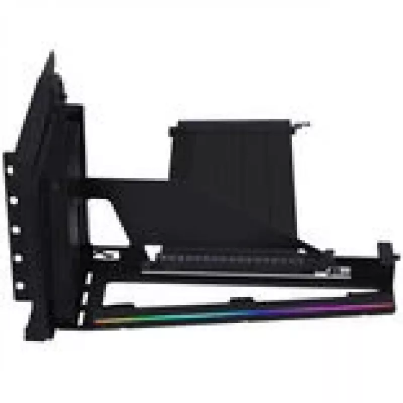 Pystysuuntainen GPU-asennussarja Lian Li VG4-5-V4 PCIe 5.0 -riserkaapelilla, musta