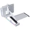 Pystysuuntainen GPU-asennussarja Lian Li G89.VG4-5-V4W.00 PCIe 5.0 -riserkaapelilla, valkoinen