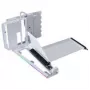 Pystysuuntainen GPU-asennussarja Lian Li G89.VG4-5-V4W.00 PCIe 5.0 -riserkaapelilla, valkoinen