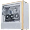 Pystysuuntainen GPU-asennussarja Lian Li G89.VG4-5-V4W.00 PCIe 5.0 -riserkaapelilla, valkoinen