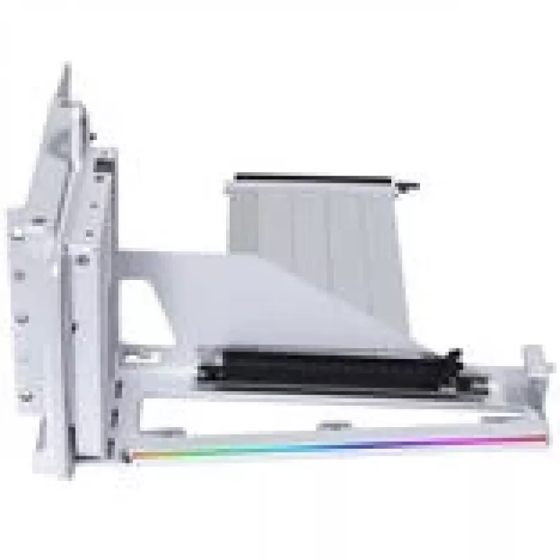 Pystysuuntainen GPU-asennussarja Lian Li G89.VG4-5-V4W.00 PCIe 5.0 -riserkaapelilla, valkoinen