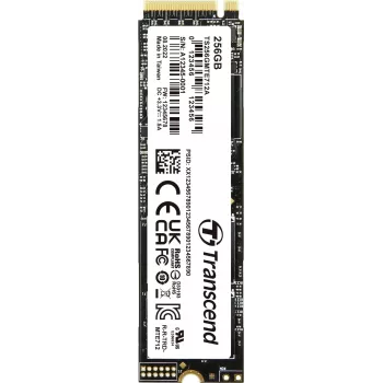Transcend MTE712A - SSD - salattu - 256 GB - sisäinen - M.2 2280 (kaksipuolinen) - PCIe 4.0 x4 (NVMe) - 256-bittinen AES - Self-Encrypting Drive (SED), TCG Opal Encryption 2.0 (TS256