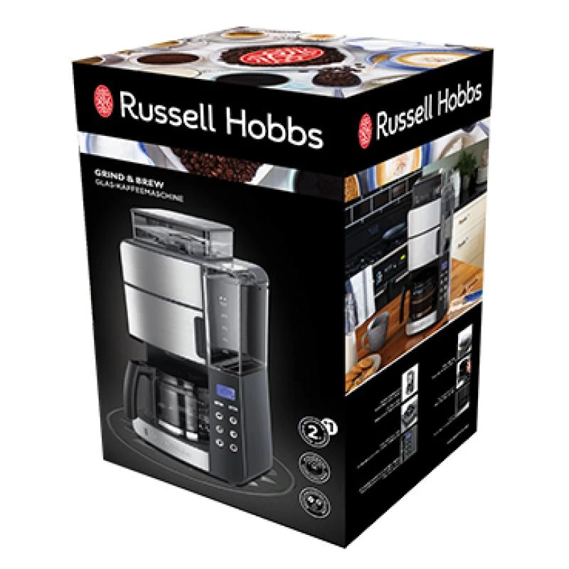 Russell Hobbs kahvinkeitin Grind & Brew hopea 25610-56 2561056 (25610-56)