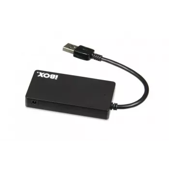 iBox IUH3F56 USB-keskitin USB 3.2 Gen 1 (3.1 Gen 1) Type-A 5000 Mbit/s musta