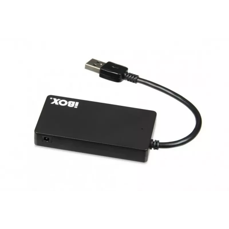 iBox IUH3F56 USB-keskitin USB 3.2 Gen 1 (3.1 Gen 1) Type-A 5000 Mbit/s musta