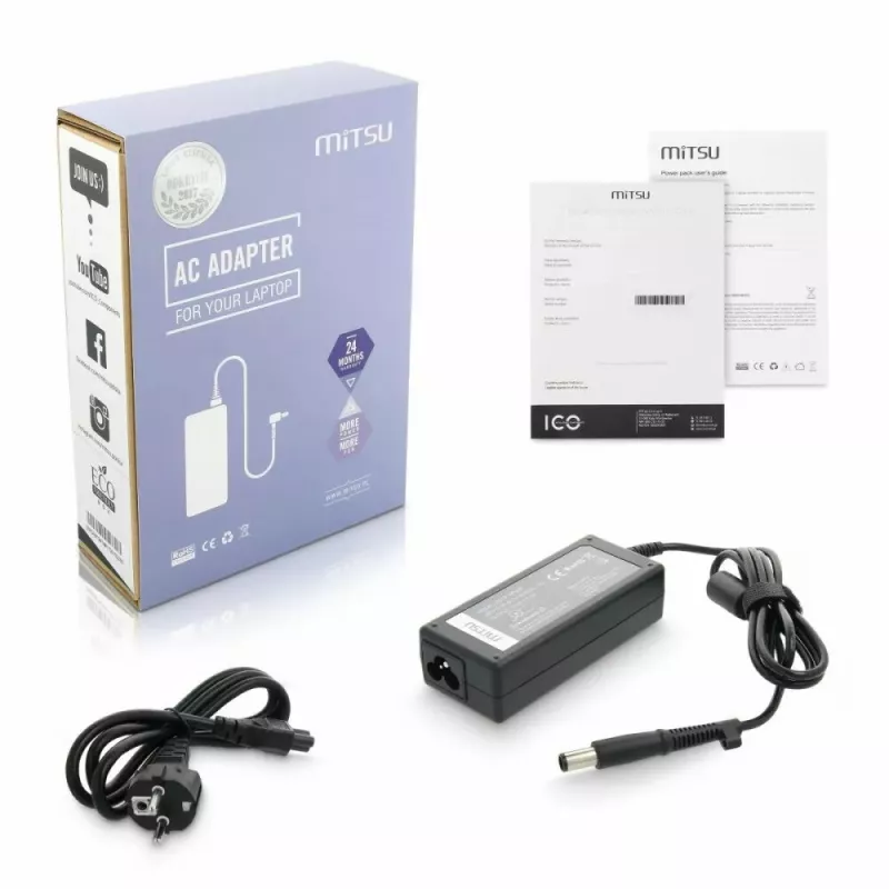 Virtalähde MITSU HP 18,5V 3,5A HP-kannettaville, MPN 5ZM024