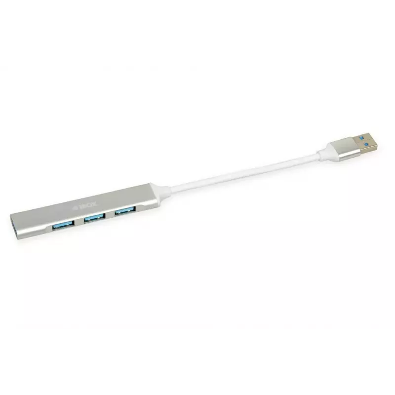 USB-keskitin IBOX IUH3FAS — 1× USB 3.0, 3× USB 2.0