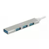 USB-keskitin IBOX IUH3FAS — 1× USB 3.0, 3× USB 2.0